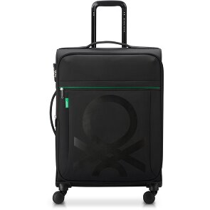 Delsey Paris x United Colors of Benetton Colour Bock 4-wiel trolley 67 cm met rekbare vouw