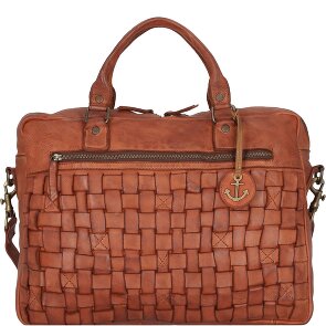 Harbour 2nd Koele aktetas Aris leer 40 cm laptop compartiment