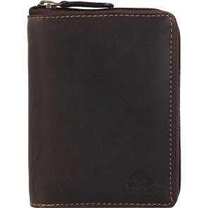 Greenburry Tornado Portemonnee RFID-bescherming Leer 10 cm