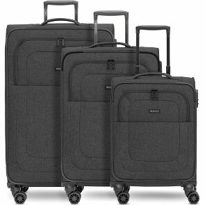 Redolz Essentials 12 THREE SET 4-wiel kofferset, 3-delig, met rekbare vouw
