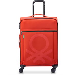 Delsey Paris x United Colors of Benetton Colour Bock 4-wiel trolley 67 cm met rekbare vouw Delsey Paris x United Colors of Benetton Colour Bock 4-wiel trolley 67 cm met rekbare vouw