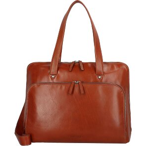 Leonhard Heyden Cambridge Schoudertas Leer 41 cm Laptopcompartiment