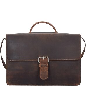 Plevier Retro Zeppelin Koffer Leer 43.5 cm Laptop compartiment