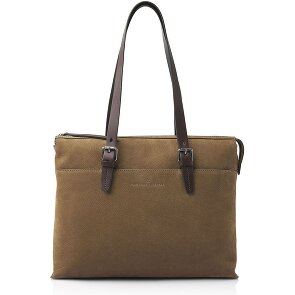 Castelijn & Beerens Nubuck Schoudertas Leer 40 cm Laptop compartiment