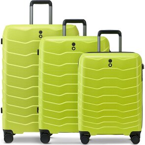 Echolac Exo 4 wielen Kofferset 3-delig met uitbreidingsplooi