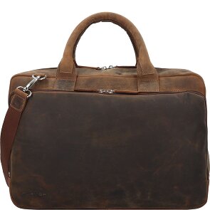 Plevier Retro Colmar Koffer Leer 40 cm Laptop compartiment