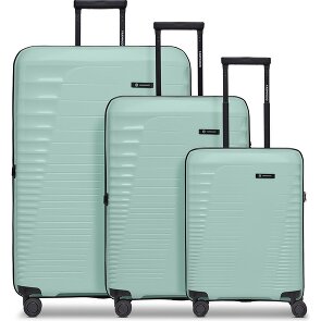 Farmhood Eco Edition 4 wielen Kofferset 3-delig met uitbreidingsplooi