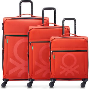 Delsey Paris x United Colors of Benetton Colour Block 4-wiel kofferset 3 st.