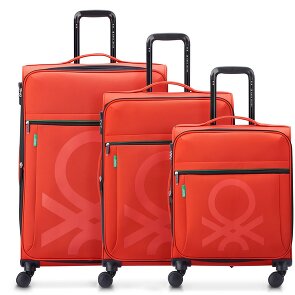 Delsey Paris x United Colors of Benetton Colour Block 4-wiel kofferset 3 st.