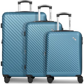 Check.In Paradise 2.0 4 wielen Kofferset 3-delig met uitbreidingsplooi