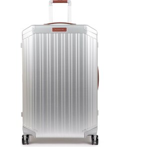 Piquadro Aluminium Trolley met 4 wielen, 79 cm