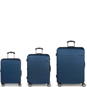 Gabol Escape 4 wielen Kofferset 3-delig met uitbreidingsplooi