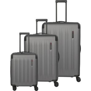 Travelite Dynamiic 4 wielen Kofferset 3-delig met uitbreidingsplooi
