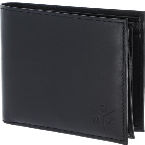 oxmox Leather Portemonnee RFID-bescherming Leder 12 cm