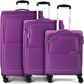 American Tourister Air Wave 4 wielen Kofferset 3-delig met uitbreidingsplooi