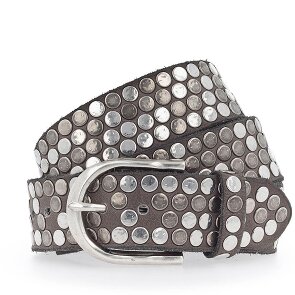 b.belt Studded riem leer