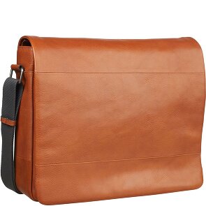 Leonhard Heyden Hamburg Messenger Leder 38 cm Laptopcompartiment