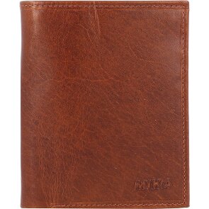 Mika Portemonnee RFID leer 9.5 cm Mika Portemonnee RFID leer 9.5 cm