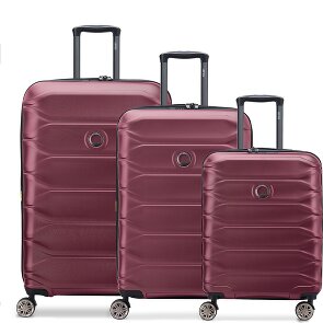 Delsey Paris Meteor 4 wielen Kofferset 3-delig met uitbreidingsplooi