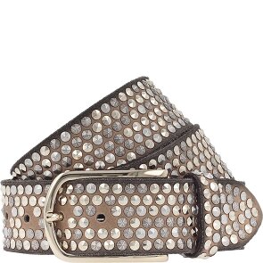 b.belt Studded riem leer