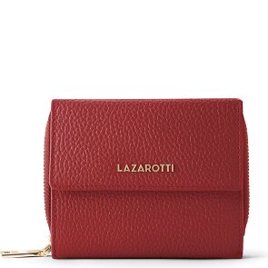Lazarotti Bologna leer portemonnee met rits rondom, 12 cm