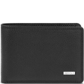 Redolz Leather Essentials QF kleine portemonnee RFID leer 10,5 cm