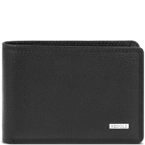 Redolz Leather Essentials QF kleine portemonnee RFID leer 10,5 cm Redolz Leather Essentials QF kleine portemonnee RFID leer 10,5 cm