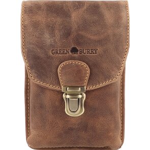 Greenburry Vintage heuptasje leer 11 cm