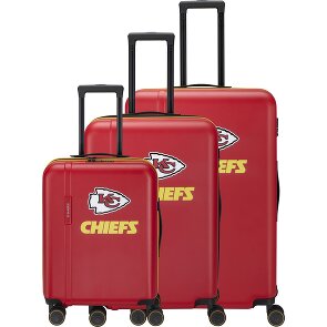 Travelite travelite x NFL 4 wielen Kofferset 3-delig met uitbreidingsplooi