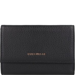 Coccinelle Metallic Zacht Portemonnee Leer 14 cm