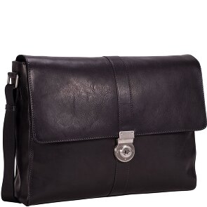 Leonhard Heyden Bergamo Messenger Leer 38 cm Laptopcompartiment