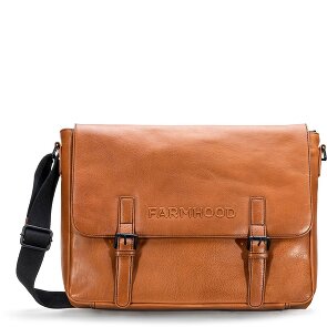 Farmhood Memphis Aktetas Messenger Leer 38 cm Laptop compartiment