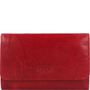mano Donna Aurona Portemonnee RFID Leer 14,5 cm