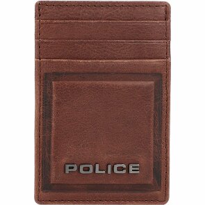 Police PT16-08536 Creditcard etui leer 7 cm met geldclip