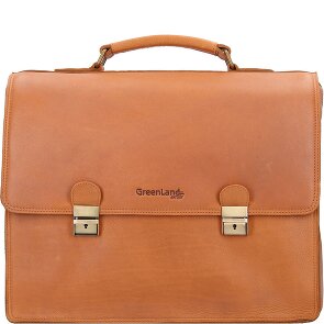 Greenland Nature Aktentas RFID-bescherming Leder 40 cm Laptopvak