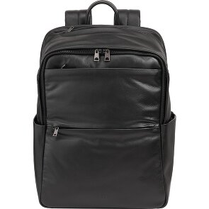 DuDu Sydney Dagrugzak Leer 42 cm Laptop compartiment