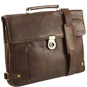 Harold's Crunchy aktetas Leer 40 cm Laptopcompartiment
