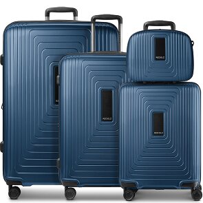Redolz Essentials 14 4-wiel kofferset + beautycase 4 stuks met stretchvouw