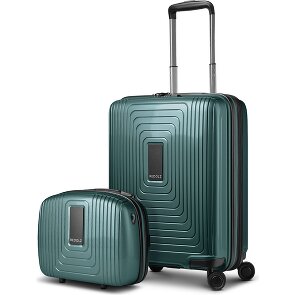 Redolz Essentials 14 kofferset 2 stuks cabine trolley met stretch vouw & beautycase