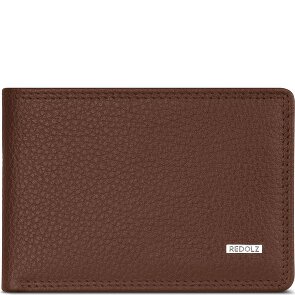 Redolz Leather Essentials QF kleine portemonnee RFID leer 10,5 cm