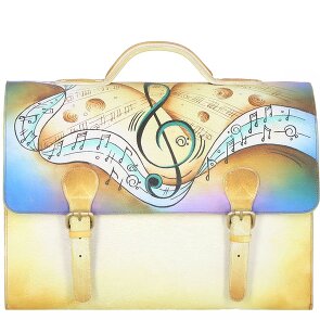 Greenland Nature Art+Craft Aktetas Leer 41 cm Laptopcompartiment