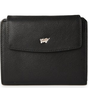 Braun Büffel Joy Portemonnee RFID-bescherming Leer 12 cm