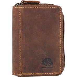 Greenburry Vintage creditcard etui RFID leer 7,5 cm