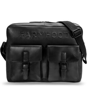 Farmhood Memphis Aktetas Messenger Leer 38 cm Laptop compartiment