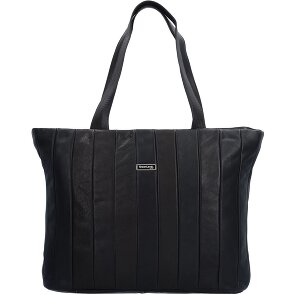 Greenland Nature Zwarte Nappa Shopper Tas Leer 37 cm Greenland Nature Zwarte Nappa Shopper Tas Leer 37 cm