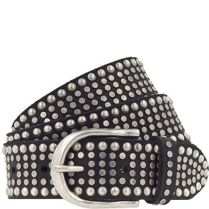b.belt Riva Studded Belt Leer