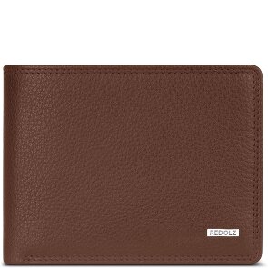 Redolz Leather Essentials QF portemonnee RFID leer 12 cm uitklapbaar met ritsvak