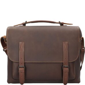 aunts & uncles The Workmates Big Fella Briefcase Leer 39 cm Laptopcompartiment