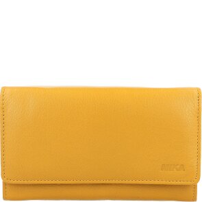 Mika Leren portemonnee 17 cm