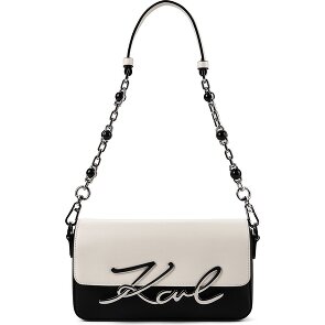 Karl Lagerfeld Signature 2.0 Schoudertas Leder 22 cm